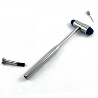 Neurological Multifunctional Steel Manual Hammer Percussor Diagnostic Reflex Patella Percussion Leg Body Nerve Test Massage