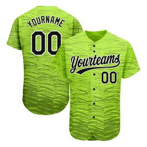 USA taille vierge Baseball uniforme sweat avec sublimation thermique imprimé maille respirant hommes broderie personnalisé Baseball Jersey - Product Image 1
