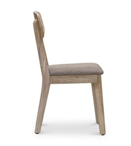 Wooden <b>chair</b> Midcentury Design Solid Wood Dining <b>Chair</b> with Velvet or <b>Linen</b> Seat Cushion for Home or Hotel Use - Product Image 4
