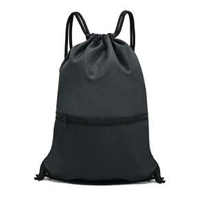 Mochila deportiva Unisex, bolsa de gimnasio con cordón y cremallera, multicolor, venta al por mayor - Product Image 4