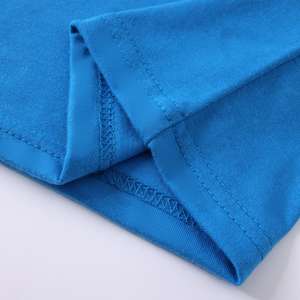 T-shirt unisexe vierge à manches courtes de haute qualité, 100% coton T-shirt de sérigraphie personnalisé pour hommes Livraison DDP - Product Image 3