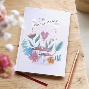 LABON <span class=keywords><strong>sei</strong></span> un taccuino a fungo magico diario personalizzato unico con un capriccioso Design a fungo per anime Creative - Product Image 6