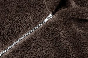 Sudadera con Capucha Sherpa Personalizada para Hombre, Mezcla de Poliéster/Algodón, Suave, Cálida, Antiencogimiento, Antibolitas, Transpirable, con Logotipo Frontal, Primavera, OEM - Product Image 2