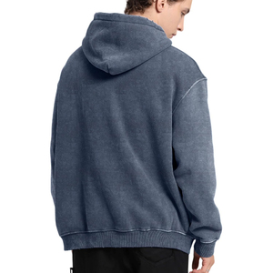 Vintage Winter Unisex Streetwear Pullover <b>Hoodie</b> 100% Cotton Fleece Eco-Friendly Breathable Custom OEM ODM Manufacturer - Product Image 2
