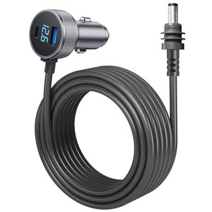 ที่ชาร์จในรถยนต์ Starlink Mini, สายไฟจุดบุหรี่แบบดิจิตอลพร้อมหน้าจอแสดงผล, สายเคเบิลกันน้ำ DC 5521 สำหรับรถบ้าน - Product Image 1