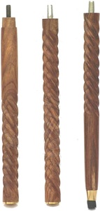 Bastón de madera y Metal para hombre, bastones para caminar, eje de husillo de madera con mango de ancla de latón, estilo tradicional marrón para caminar - Product Image 3
