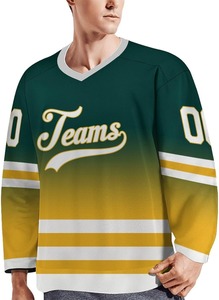 Camisetas personalizadas de hockey sobre hielo OEM, venta al por mayor de calidad profesional, tela sublimada de poliéster duradero, ropa de equipo personalizada de secado rápido - Product Image 5