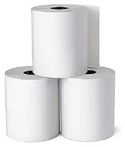 Thermal PaperCash Register Paper: 57 x 40 thermal paper roll made entirely of wood pulp; pos coreless thermal paper rolls, 57 x