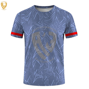 Nueva camiseta de sublimación para hombre, superventas, nuevo diseño elegante de algodón 100%, ropa para hombre, camisetas antiarrugas para hombre - Product Image 2