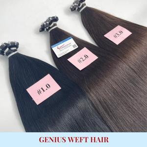 Gran oferta, nuevo diseño, calidad de lujo, trama Genius, cabello humano virgen vietnamita, extensiones de cabello de trama Invisible plana, en stock ahora - Product Image 6