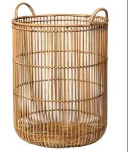 Lovely Handmade Woven Rattan Bamboo Laundry Bag Dirty Clothes <b>Cheap</b> Wicker Laundry <b>Basket</b> Rattan Laundry <b>Baskets</b> With Handle - Product Image 6