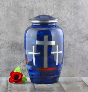 Urnas de cremación de excelente calidad, urnas de cremación de Metal de aluminio funerario para mantener las cenizas humanas, venta al por mayor, urna de cremación más nueva - Product Image 5