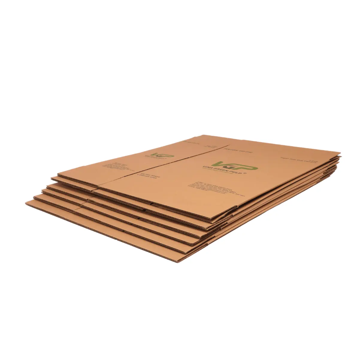 配送ボックス競争力のある価格カスタムロゴ印刷茶色の紙を素材としてベトナムサプライヤー移動ボックス