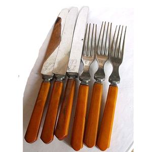 Stainless Steel Silver Flatware Set with <b>Gold</b> Twisted Handle Royal Look High Quality Flatware for Wedding Home - Product Image 4