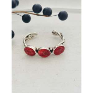 Virginia Sandoval Spiny Oyster & Sterling Silver Fashion Cuff Bracelet - Product Image 2