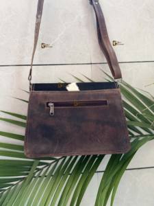 Nuevo bolso de mano de moda para mujer, bolso de mano de cuero de vaca, bolso de hombro de cuero de piel de vaca con estilo para mujer - Product Image 4