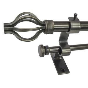 Supports de rideaux en métal robuste pour support de tringle épaisse idéal pour rideaux de velours rideaux thermiques ou revêtements occultants - Product Image 6