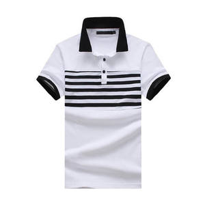 Venta al por mayor Polo OEM Transpirable de manga corta de algodón Unisex Sólido POLO Camiseta Posee la impresión del logotipo de su empresa - Product Image 2