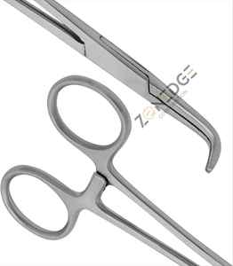 Fórceps hemostáticos de acero inoxidable, abrazadera pedicular para riñón, 18/20/13, 8/24 cm, pinzas arteriales, abrazaderas de bloqueo, herramienta de belleza, 1 Uds. - Product Image 1