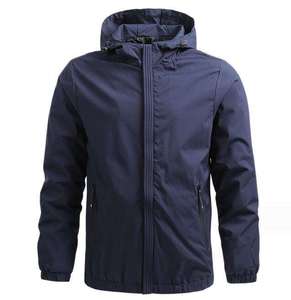 Top Trend Overhead Pullover Chaqueta impermeable Poliéster Cortavientos Diseñador Senderismo Chaqueta con capucha al aire libre con cremallera - Product Image 4