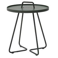 Table d'appoint en métal de qualité supérieure en laiton AK avec fini enduit de poudre noire Table d'appoint artisanale pour meubles d'hôtel/meubles de décoration