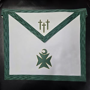 A.M.D. Delantal de grado de Caballero de Constantinopla bordado a mano de alta calidad hecho a medida 2025 delantales de diseño masónico personalizados - Product Image 3
