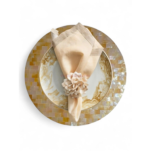 Sous-plats en nacre à bon prix pour les commandes en gros, coquillages naturels pour la décoration de table, usage quotidien, en provenance du Vietnam - Product Image 2