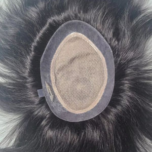 Peluca de Cabello Humano Remy Indio Natural Taz Miraje, Ondulado Natural, Ondulado al Agua, Prótesis Capilar, Parches, Taz Hair BD - Product Image 1