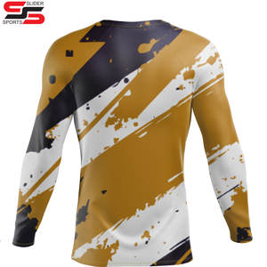 Rash Guard de manga larga de la mejor calidad para hombres Rash Guard transpirable Rash Guard elegante a la venta - Product Image 2