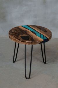 RESEMBLE BRINGING and <b>WOOD</b> Best Quality Luxury Home Furniture Solid Walnut <b>Wood</b> Restaurant Dining Coffee River Kitchen Epoxy - Product Image 3