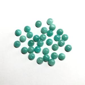 Igi พลอยอเมซอนทรงหลวมกึ่งมีค่าขนาด AAA เกรด4มม. 5มม. สำหรับทำเครื่องประดับขายส่ง - Product Image 3