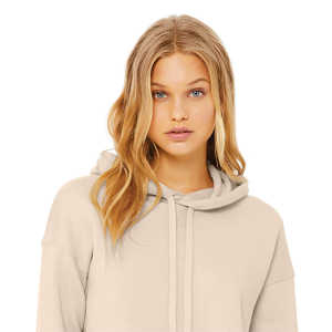 Sudadera con capucha extragrande de algodón 100% personalizada con cremallera, de punto corto, impermeable, ecológica, con efecto desgastado por el sol, borde sin rematar y bordado. - Product Image 5