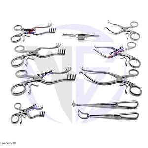 Juego de 10 Retractores Quirúrgicos Veterinarios Más Buscados, Instrumentos Manuales Premium Gelpi y Weitlaner en Venta, Herramientas Wenquar - Product Image 2