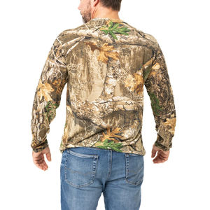 T-shirt de chasse à manches courtes pour homme, respirant, séchage rapide, vente chaude, 100% coton, uni, de haute qualité, confortable, durable, respirant - Product Image 4