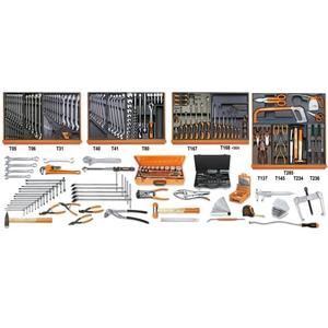Juego de herramientas de mantenimiento industrial BETA Surtido de 261 herramientas en bandejas termoformadas ABS - Product Image 1