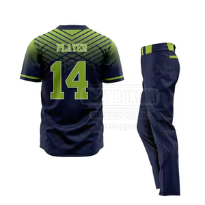 Nuevo uniforme de béisbol deportivo hecho a medida para hombres uniforme de béisbol deportivo de estilo único 2025 - Product Image 2