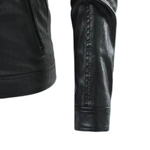 แจ็กเก็ตหนังแกะแท้สำหรับผู้ชายทำมือสำหรับจระเข้สำหรับเสื้อผ้าลายพราง - Product Image 2