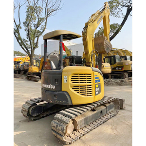Excavadora usada Komatsu PC40MR original fabricada en Japón, excavadora mini sobre orugas de 4 toneladas en Shanghái - Product Image 2