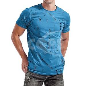 Vente en Gros Logo Personnalisé Streetwear T-Shirt-Printemps Été Regular Fit Fashion Casual Tee Shirts pour Hommes - Product Image 4