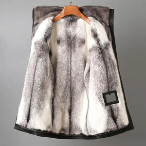 Ventes en gros de manteaux d'hiver grande taille, parkas décontractés coupe-vent pour hommes, manteaux longs, vestes en cuir pour hommes - Product Image 6