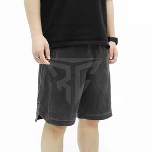 Shorts con Lavado Ácido de Diseño Exclusivo, 100% Algodón, Casuales, Diseño Sólido, Cintura Media, Ligeros, de Alta Calidad, Secado Rápido, Color Personalizado, OEM - Product Image 2