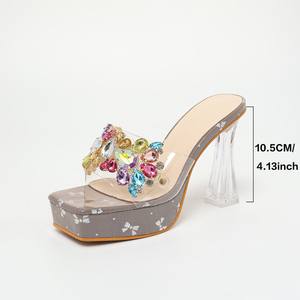 Irresistible Women's <b>Glitter</b> <b>Pumps</b> Sequined High Heel Shoes for Cocktail and Gala Zapatos de mujer Slip on Dress Footwear Shoes - Product Image 5