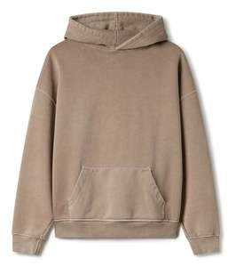 เสื้อฮู้ดผ้าคอตตอนมีฮู้ดสำหรับผู้ชายเสื้อวอร์มผ้าคอตตอน100% เข้ารูปใส่วิ่งออกกำลังตามสั่ง100% - Product Image 3