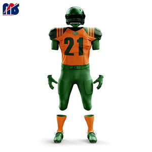 Uniforme de fútbol Americano Deportivo personalizado, camisetas con impresión sublimada, diseño de logotipo personalizado gratis - Product Image 2