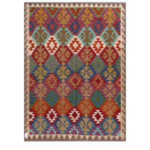 พรมกิลิม ไมมาณา อัฟกานิสถาน ขนาด 199 x 150 ซม. ชุดพรมปูพื้น - Product Image 1