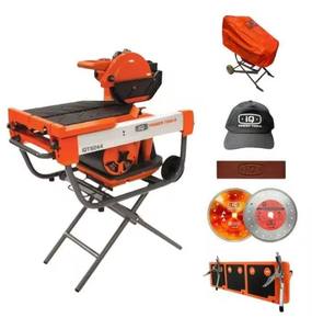 NUEVO Kit de Sierra para Mampostería de Corte en Seco IQ Power Tools IQ-TS244-OPK de 2000W y 254mm (10") con Mesa de Extensión y Accesorio para Aspiradora - Product Image 2