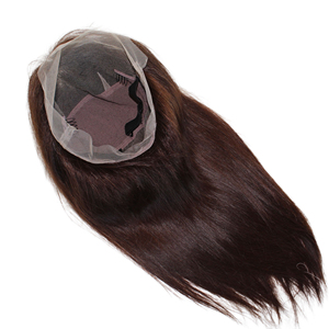 100% perruque de cheveux humains vierges longue fermeture avant en dentelle pour Ombre belle nouée à la main non traitée Vietnam HD couleur vague naturelle - Product Image 1