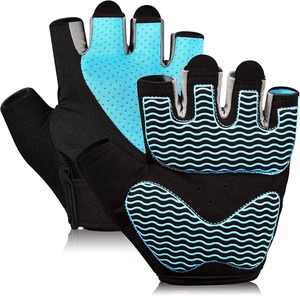 Gants de sport demi-doigt pour hommes femmes haltérophilie gants de fitness entraînement exercice entraînement musculation pour le cyclisme - Product Image 4