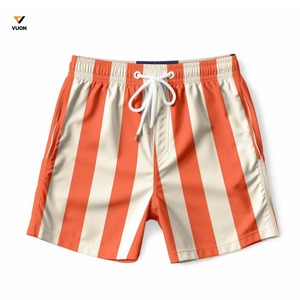 Pantalones cortos de playa deportivos informales para hombre, cintura elástica, patrón Floral, cordón cómodo, baloncesto, pantalones laterales a presión, venta al por mayor - Product Image 3