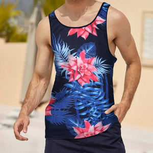 Camiseta sin mangas de alta calidad para hombre, 100% de algodón y poliéster, camiseta sin mangas de algodón para ropa de gimnasio para hombre - Product Image 5